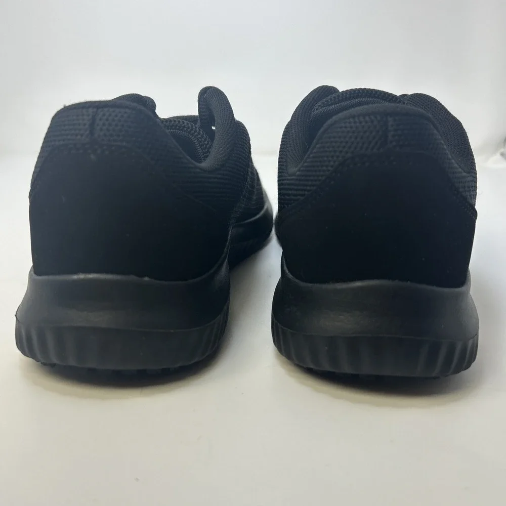 TredSafe 'Callie' Women's Slip Resistant Shoes Size 9.5 Black Lace Up‎ Knitted